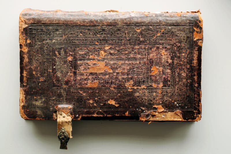 Fond en cuir antique de couverture de livre images libres de droits Fond en cuir antique de couverture de livre images libres de droits