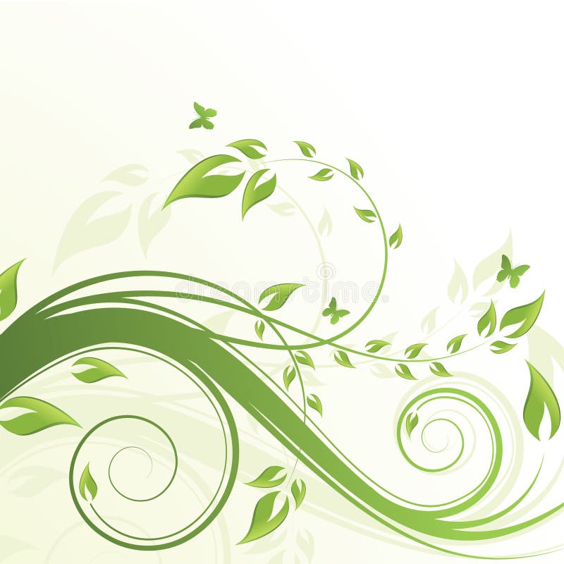 Fond floral abstrait illustration libre de droits