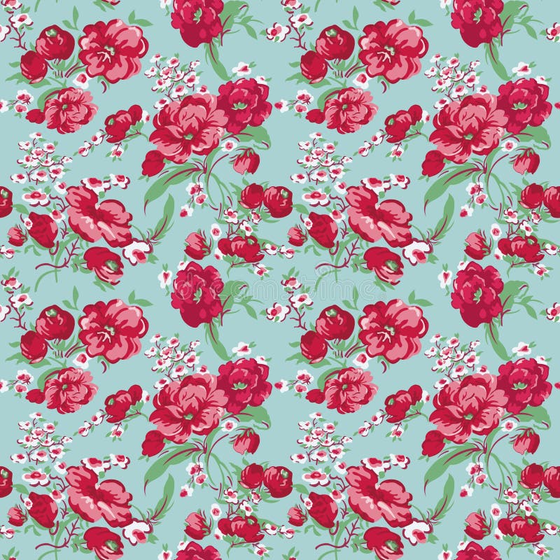 Fond floral de cru illustration libre de droits Fond floral de cru illustration libre de droits