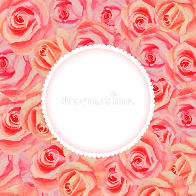 Fond floral de cru Illustration botanique pour votre invitation et félicitations illustration libre de droits Fond floral de cru Illustration botanique pour votre invitation et félicitations illustration libre de droits