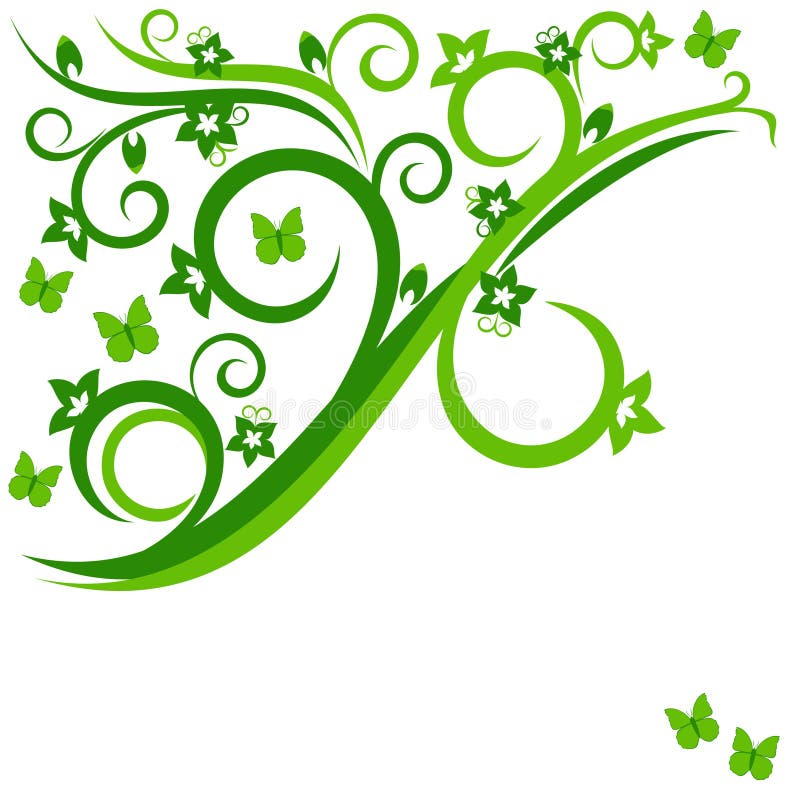 Fond floral printanier illustration libre de droits