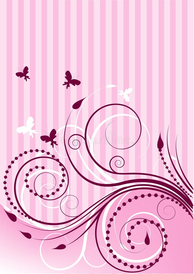 Fond floral de vecteur illustration stock Fond floral de vecteur illustration stock