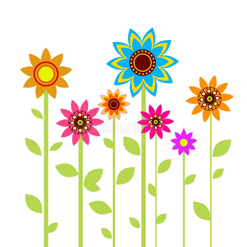 Fond floral décoratif illustration de vecteur