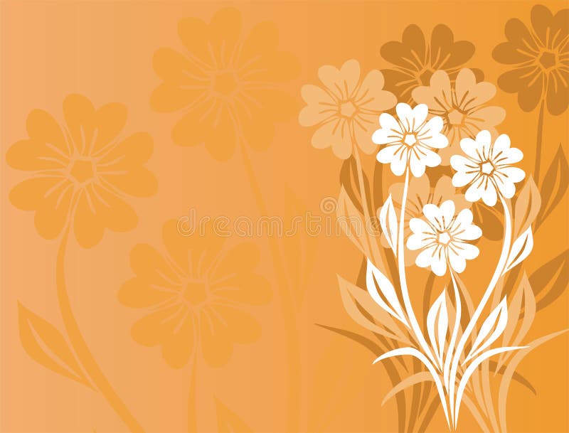 Fond floral, vecteur illustration stock