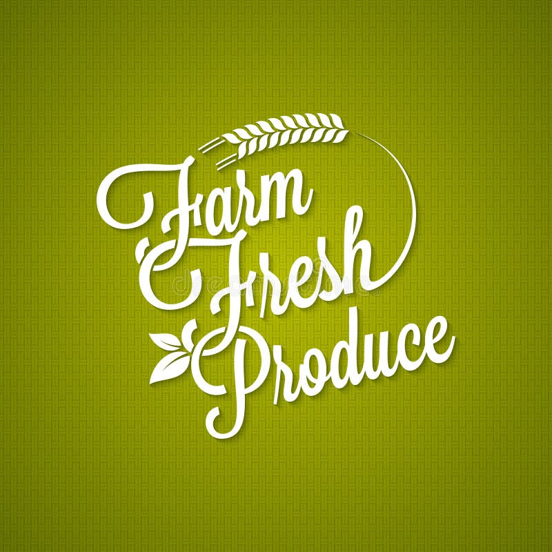 Farm fresh vintage lettering background 10 eps. Farm fresh vintage lettering background 10 eps.