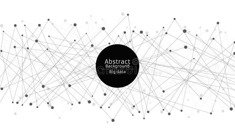 Fond futuriste abstrait Connexion des lignes et des points dans le noir Fond blanc Web noir De pointe et la science fiction illustration libre de droits Fond futuriste abstrait Connexion des lignes et des points dans le noir Fond blanc Web noir De pointe et la science fiction illustration libre de droits