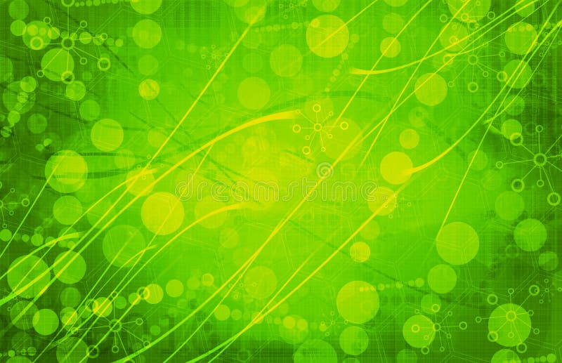 Fond futuriste d'abrégé sur technologie des sciences médicales vertes photo stock Fond futuriste d'abrégé sur technologie des sciences médicales vertes photo stock
