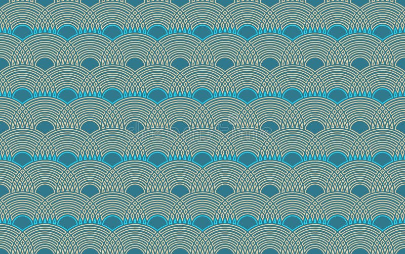 Fond geometric impecabil. ilustrația retrografică vectorială a modelului retro deco stock illustration