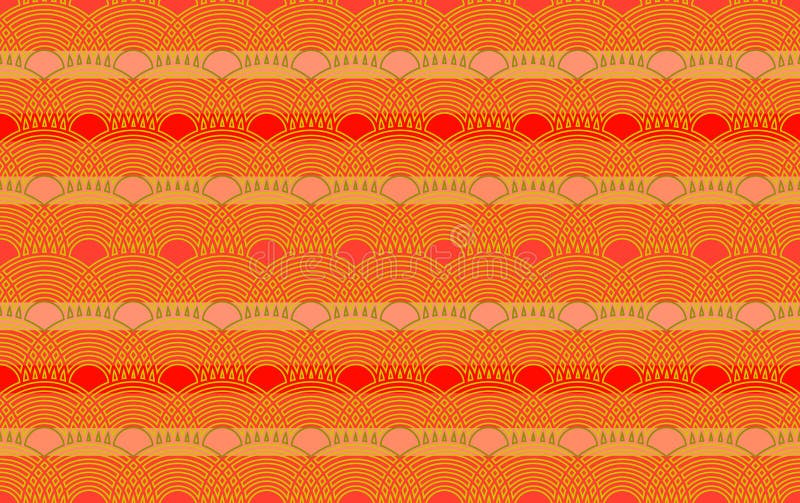Fond geometric impecabil. ilustrația retrografică vectorială a modelului retro deco royalty free illustration