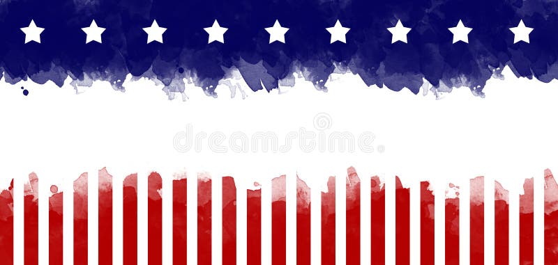 Fond grunge de carte de voeux de drapeau américain