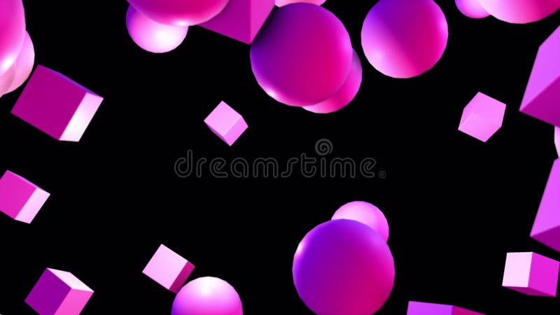 Fond géométrique de modèle de formes de rose sommaires illustration stock