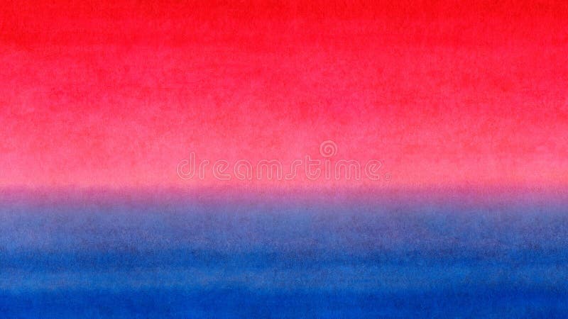 Fond horizontal coloré de texture d'aquarelle de bannière de gradient lumineux bleu rouge de jaune orange Lever de soleil ou Ba b illustration stock Fond horizontal coloré de texture d'aquarelle de bannière de gradient lumineux bleu rouge de jaune orange Lever de soleil ou Ba b illustration stock