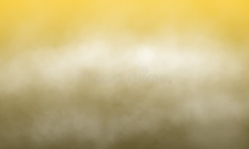 Fond isolé couleur fumée ou brouillard jaune profond pour l'effet. parfait pour le fond de conception