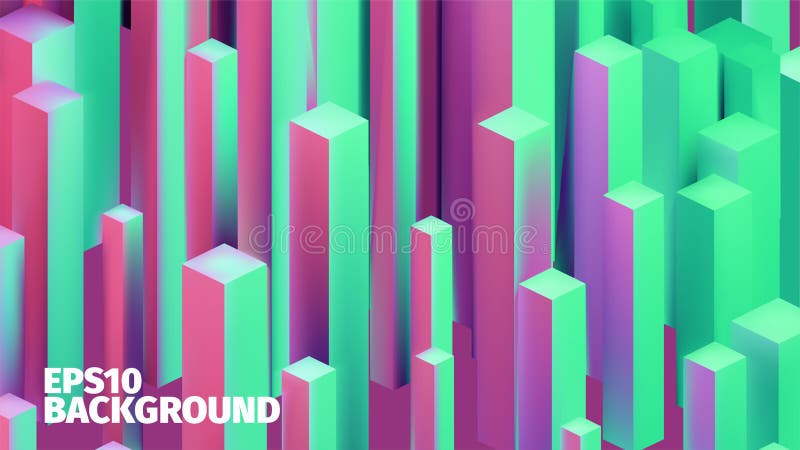 Abstract isometric boxes 3d background. Vector cubes pattern. Contrast illustration for web or printing. Abstract isometric boxes 3d background. Vector cubes pattern. Contrast illustration for web or printing