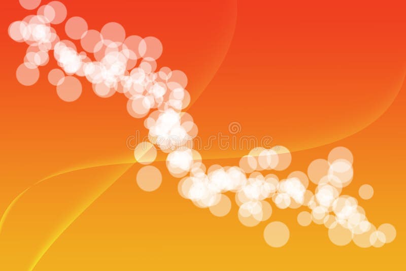 Fond jaune orange de gradient de résumé avec les bulles blanches illustration libre de droits Fond jaune orange de gradient de résumé avec les bulles blanches illustration libre de droits