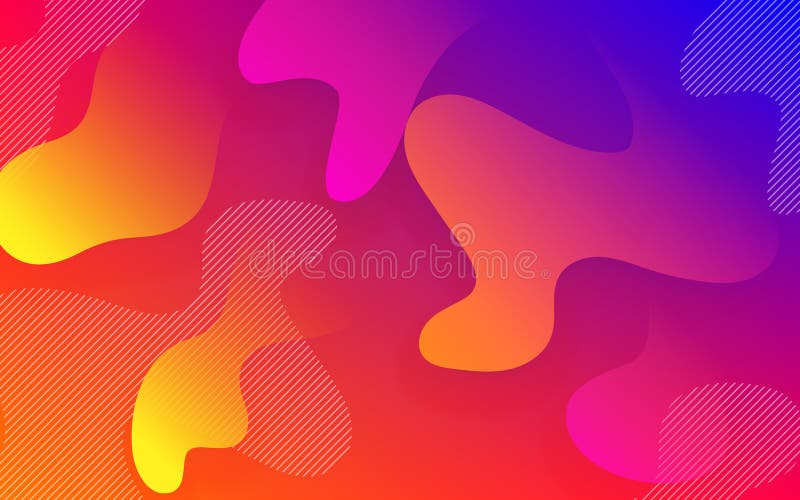 Fond liquide abstrait de vecteur de modèle de couleur illustration stock Fond liquide abstrait de vecteur de modèle de couleur illustration stock