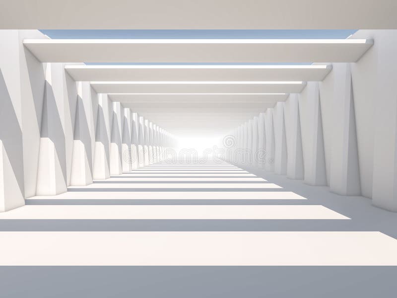 Fond moderne abstrait d'architecture, l'espace ouvert blanc vide images stock Fond moderne abstrait d'architecture, l'espace ouvert blanc vide images stock