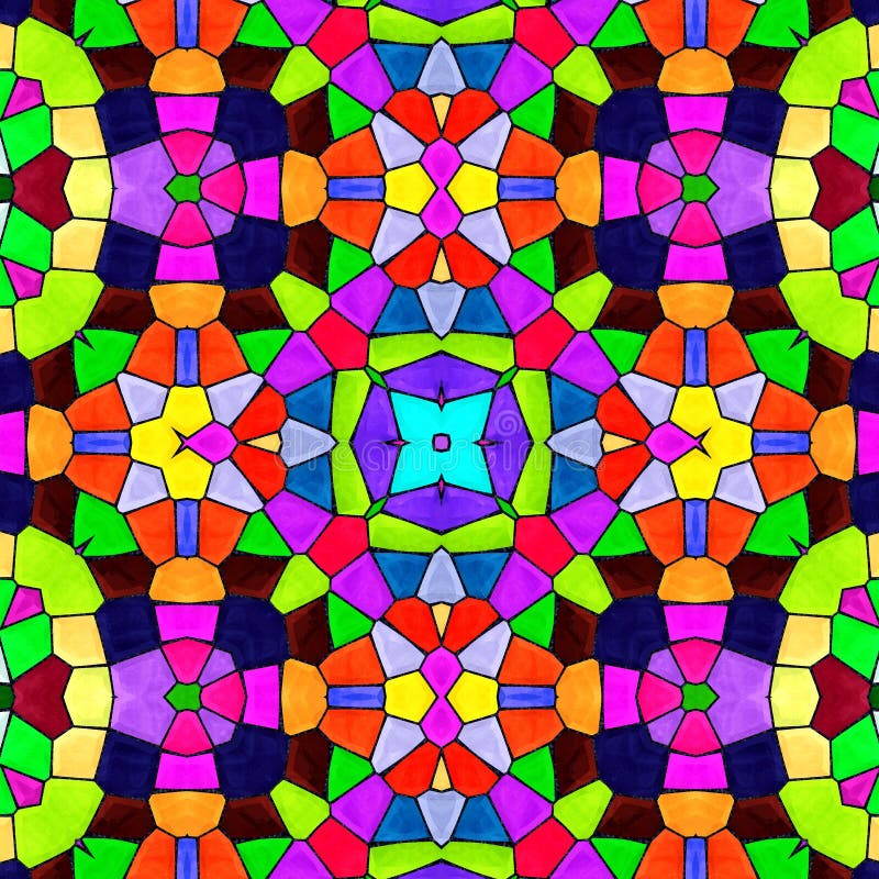 Fond multi en verre souillé de couleur illustration de vecteur Fond multi en verre souillé de couleur illustration de vecteur