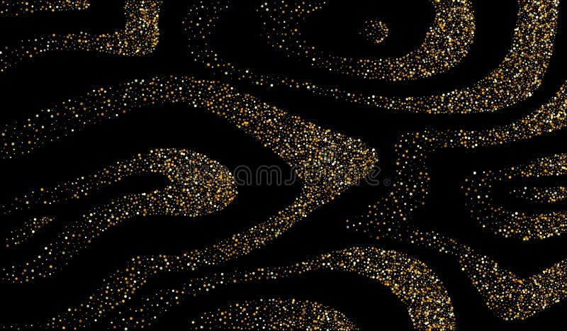 Fond negru festin de culoare galbenă. luminos stock illustration