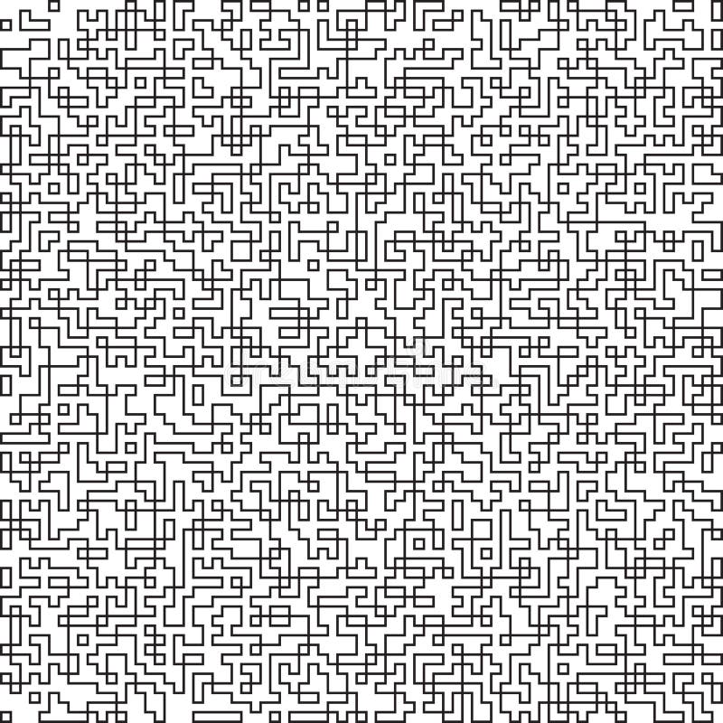 Fond noir et blanc abstrait de technologie Lignes géométriques modèle de formes Conception moderne d'impression de textile illustration libre de droits Fond noir et blanc abstrait de technologie Lignes géométriques modèle de formes Conception moderne d'impression de textile illustration libre de droits