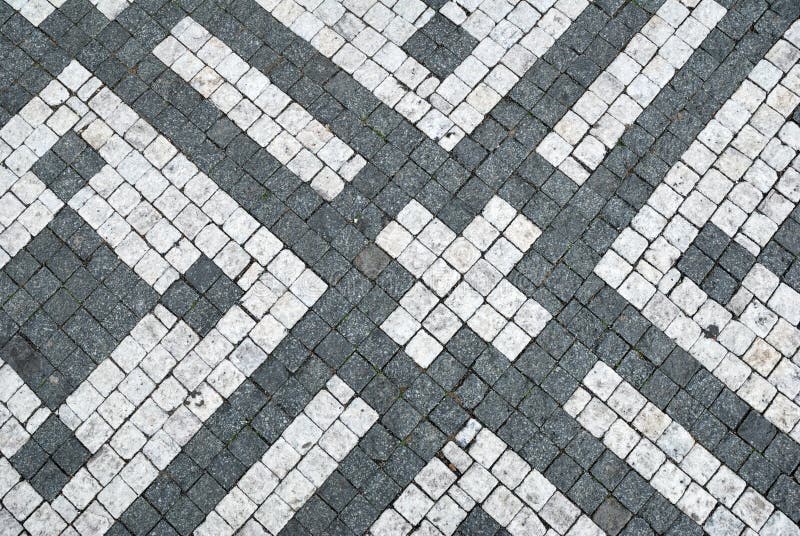 Fond noir et blanc de pavé rond photo stock Fond noir et blanc de pavé rond photo stock
