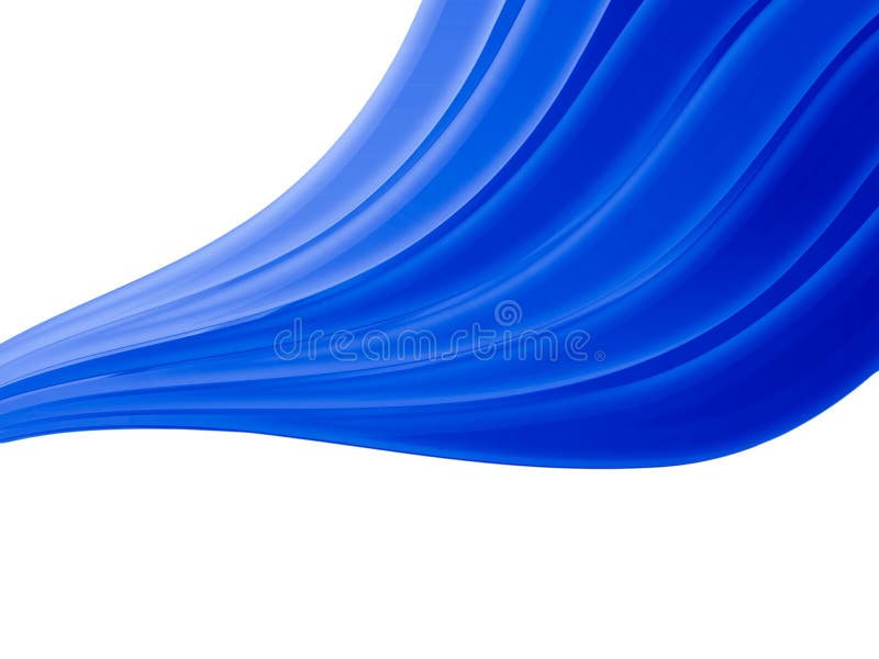 Fond abstrait bleu ondulé illustration libre de droits