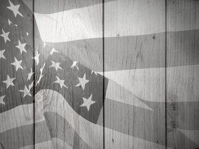 Drapeau USA Et Papier Peint Noir Statue | Vecteur Premium