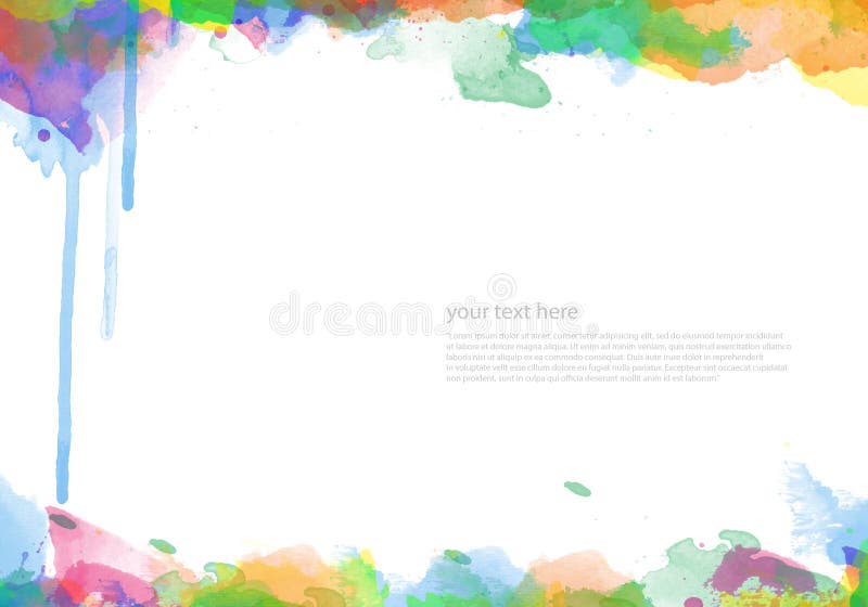 Fond d'aquarelle abstrait peint illustration libre de droits