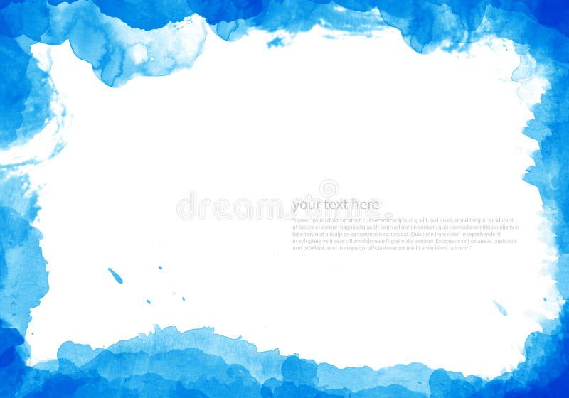 Fond abstrait peint à l'aquarelle illustration de vecteur