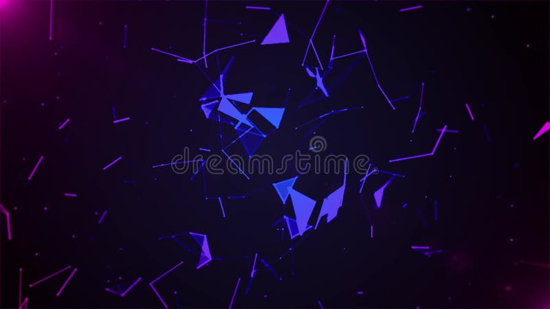 Fond plexus bleu couleur fond abstrait illustration libre de droits