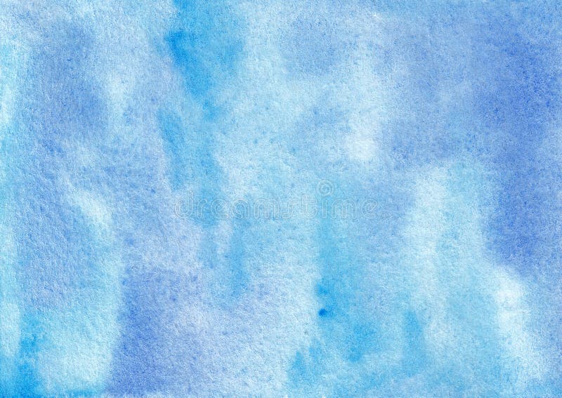 Fond profond d'abrégé sur ciel bleu d'aquarelle tirée par la main illustration stock Fond profond d'abrégé sur ciel bleu d'aquarelle tirée par la main illustration stock