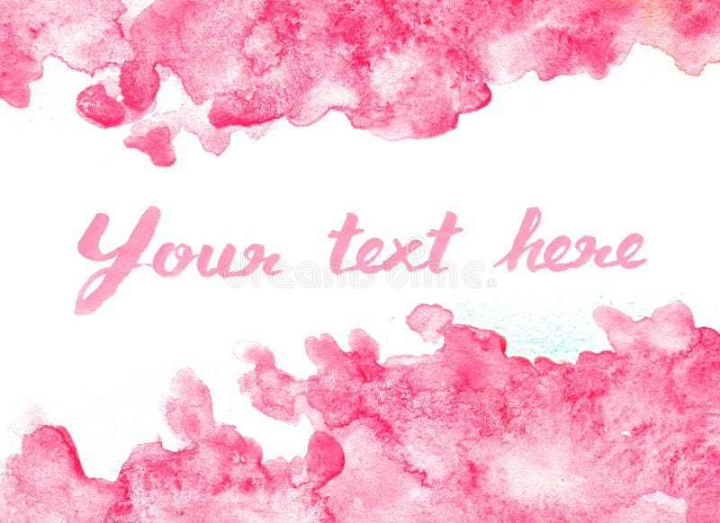 Fond rose vif d'aquarelle illustration stock Fond rose vif d'aquarelle illustration stock