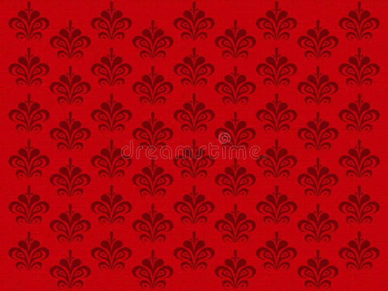 Fond rouge de toile de fleur abstraite de remous illustration de vecteur Fond rouge de toile de fleur abstraite de remous illustration de vecteur