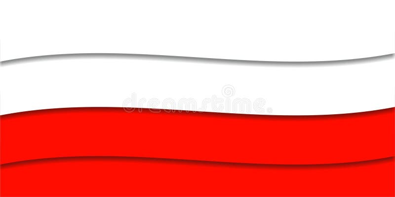 Fond rouge et blanc avec les rubans onduleux illustration libre de droits Fond rouge et blanc avec les rubans onduleux illustration libre de droits