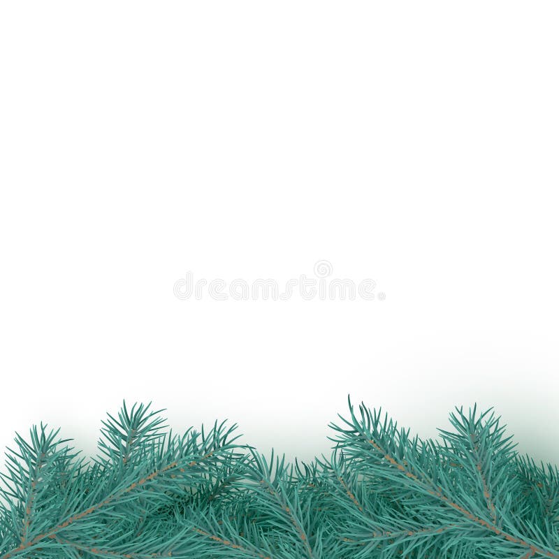 Fond réaliste de frontière d'arbre de sapin Texture de brancher d'arbre de Noël Décorations saisonnières d'hiver avec l'espace po illustration de vecteur Fond réaliste de frontière d'arbre de sapin Texture de brancher d'arbre de Noël Décorations saisonnières d'hiver avec l'espace po illustration de vecteur