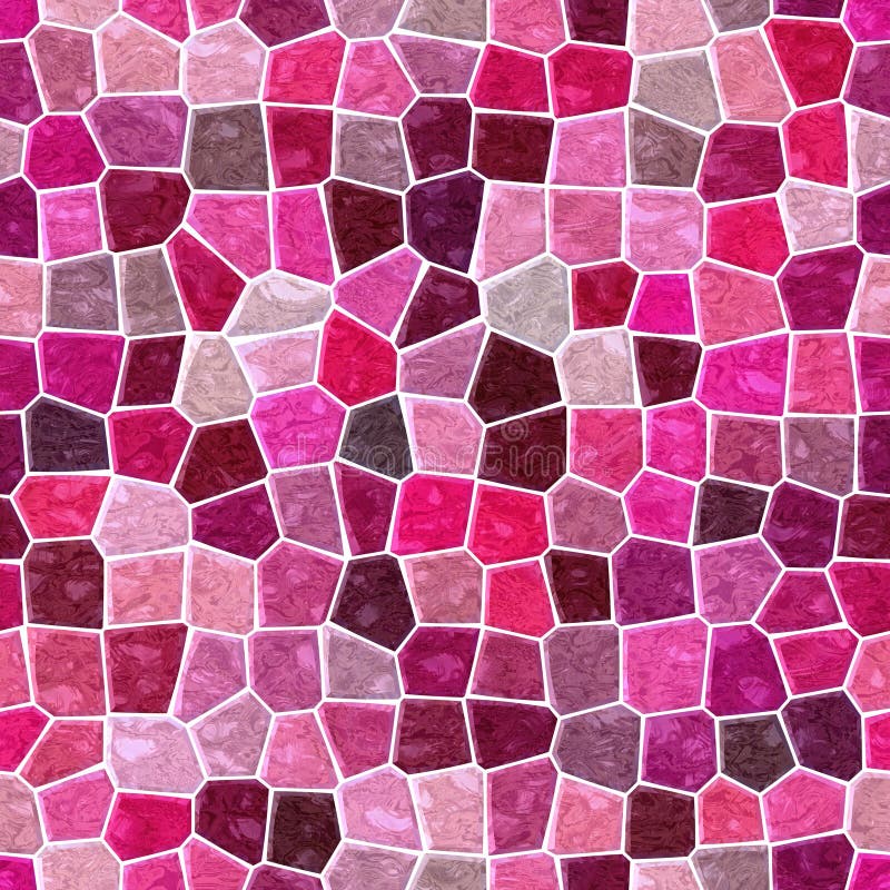 Fond sans couture de marbre extérieur de modèle de mosaïque avec le coulis blanc - rose indien, magenta, couleur rouge mohogany, illustration de vecteur Fond sans couture de marbre extérieur de modèle de mosaïque avec le coulis blanc - rose indien, magenta, couleur rouge mohogany, illustration de vecteur