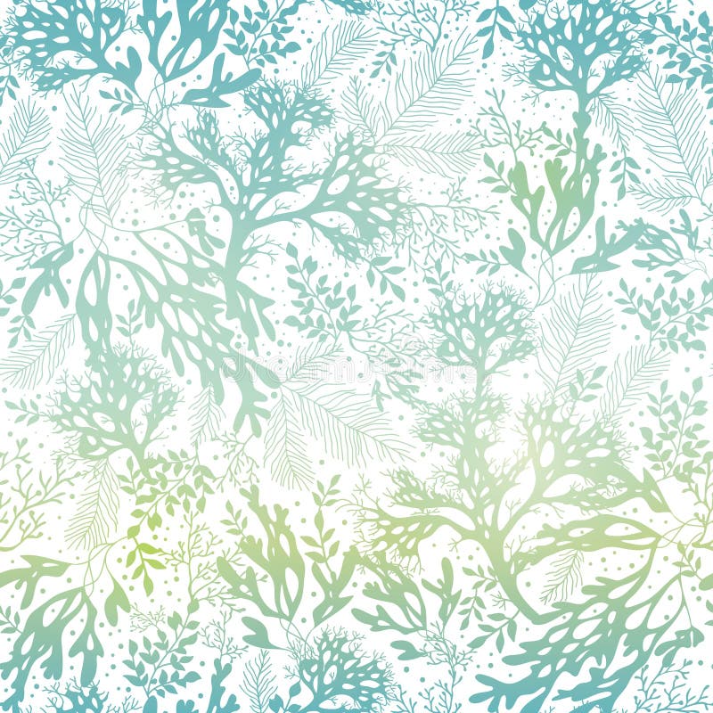 Fond sans couture de modèle de Freen de vecteur de texture bleue d'algue Grand pour le tissu gris élégant, cartes, épousant des i illustration stock Fond sans couture de modèle de Freen de vecteur de texture bleue d'algue Grand pour le tissu gris élégant, cartes, épousant des i illustration stock