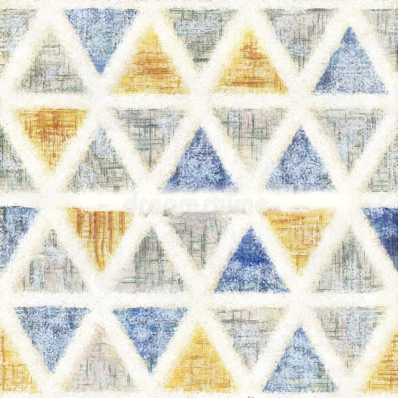 Fond sans couture de style de couleur d'eau de triangle illustration de vecteur Fond sans couture de style de couleur d'eau de triangle illustration de vecteur
