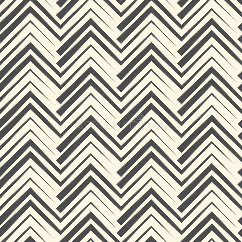 Fond sans couture de zigzag Conception élégante minimale illustration de vecteur