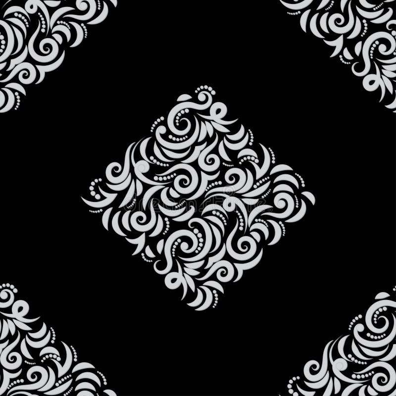 Fond sans couture floral du mod?le 3d illustration stock Fond sans couture floral du mod?le 3d illustration stock