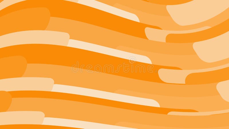 Fond simplu al liniilor luminoase abstracte, galben-portocaliu, minime, de unde de forme geometrice orizontale, în lungime de undă stock illustration