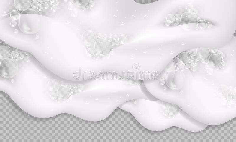 Fond spumă de baie. textura bulelor de șampon stock illustration