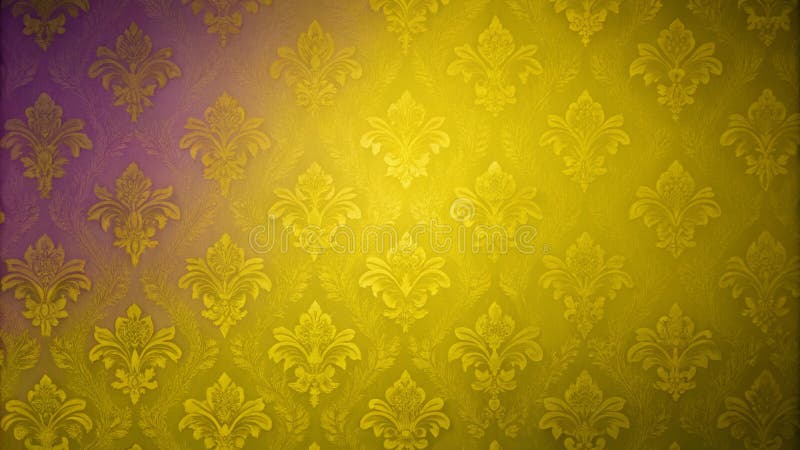Fond texturé abstrait jaune et violet avec motif floral illustration de vecteur