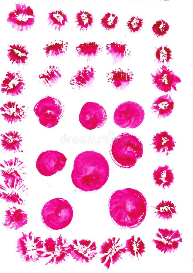Fond tir? par la main d'aquarelle Cercles joyeux de couleur de rose les beaux conçoivent l'élément illustration stock Fond tir? par la main d'aquarelle Cercles joyeux de couleur de rose les beaux conçoivent l'élément illustration stock