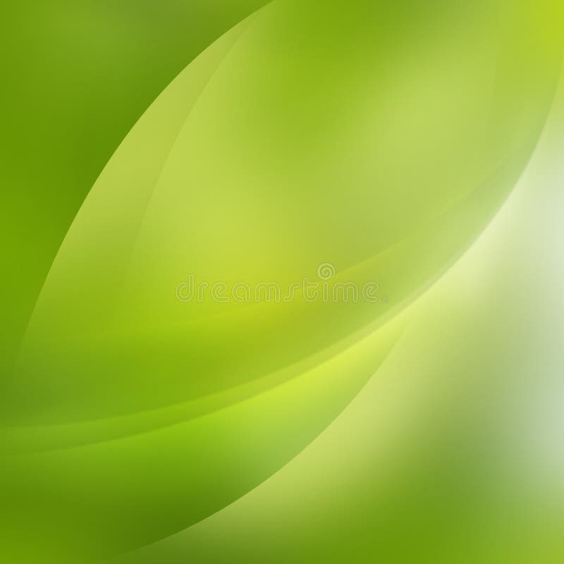 Fond Vert Clair Abstrait De Courbe Illustration Stock Illustration Du