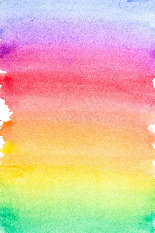 Rainbow vivid watercolor art background. Rainbow vivid watercolor art background