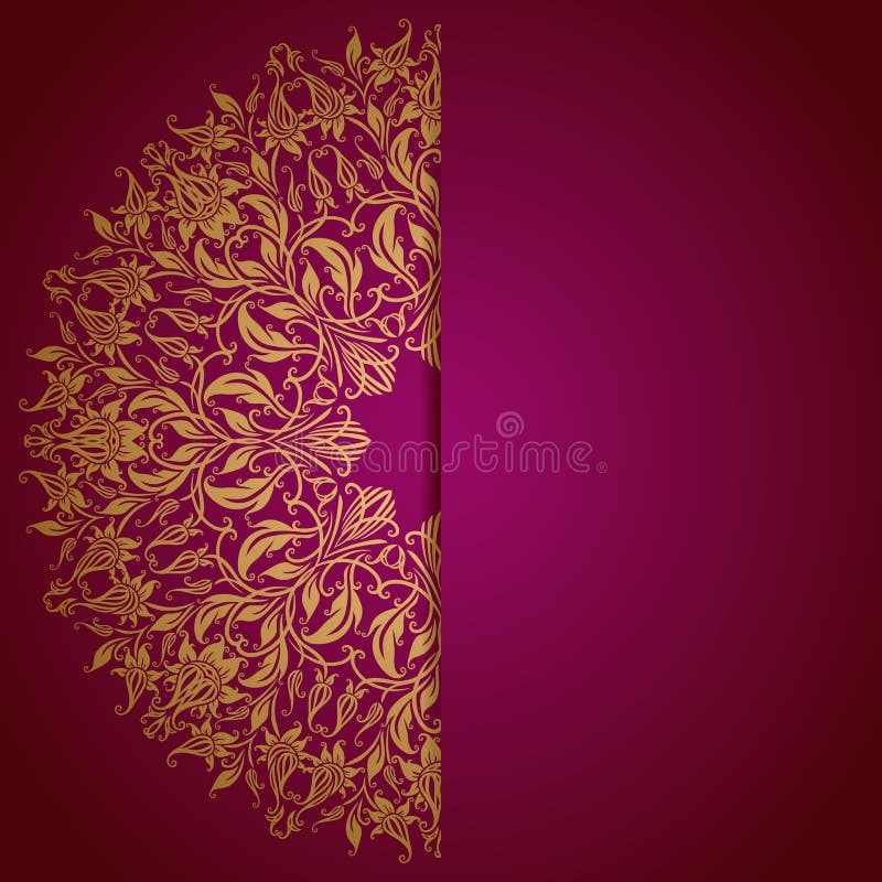 Fond élégant avec l'ornement de dentelle illustration stock Fond élégant avec l'ornement de dentelle illustration stock