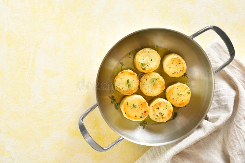 Fondant Potatoes stock photo. Image of french, cuisine 12664420