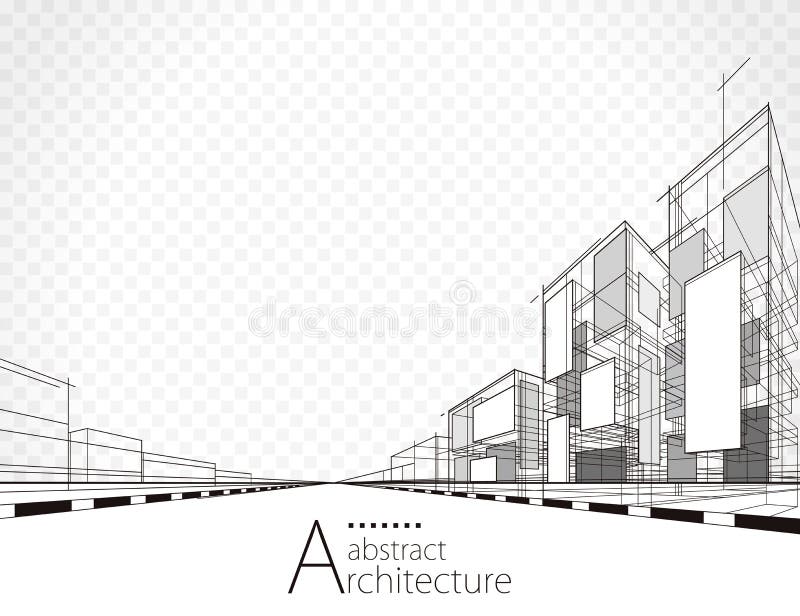 Fondo abstracto arquitectónico