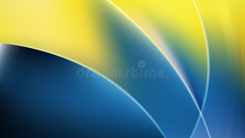 Fondo abstracto azul y amarillo libre illustration